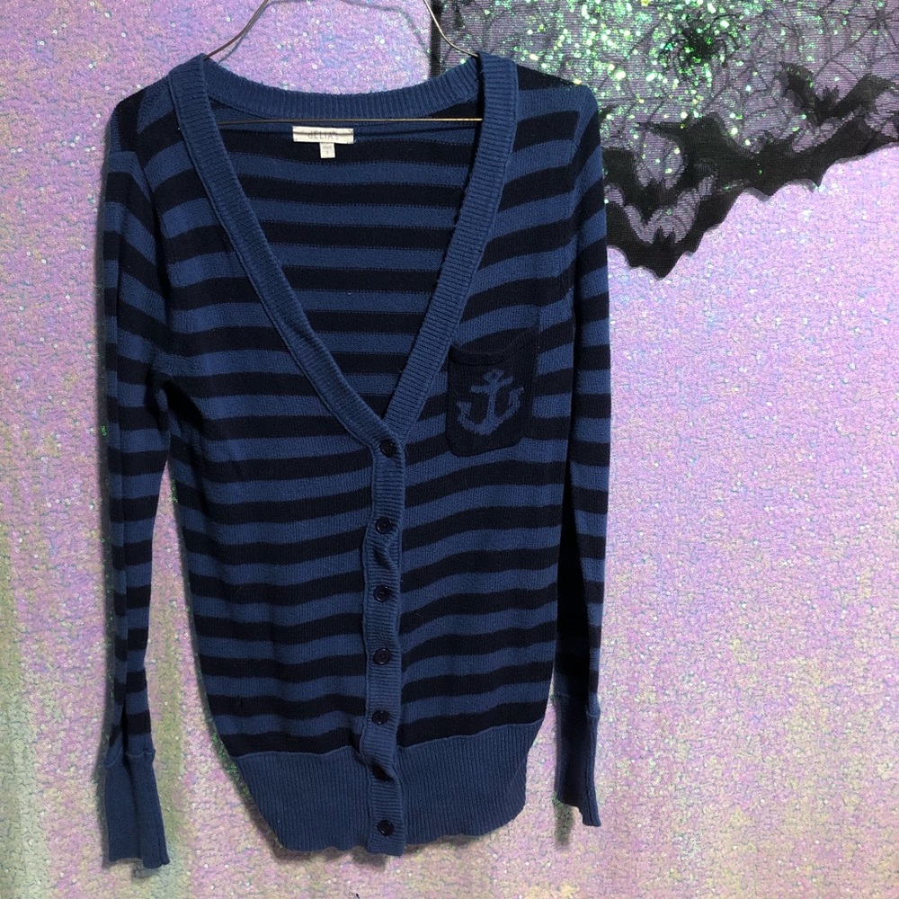 3/$15 dELiA*s vintage anchor cardigan